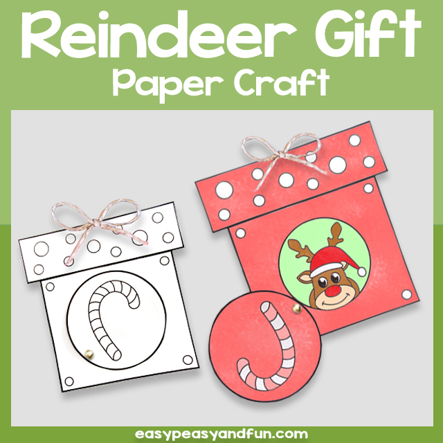 Rudolph the Reindeer Gift Craft