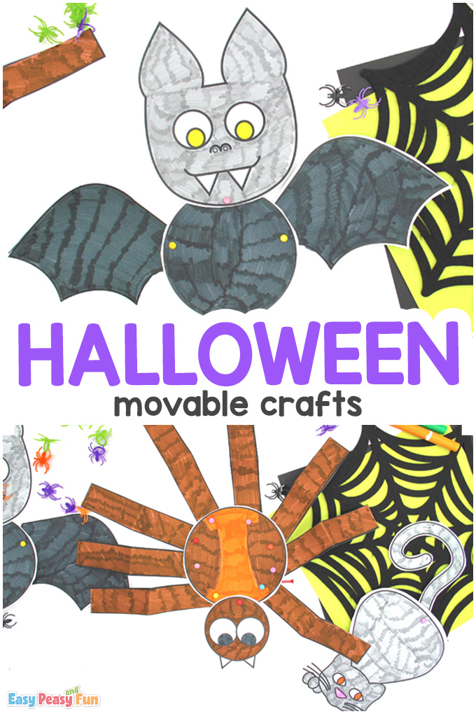 Simple removable Halloween crafts