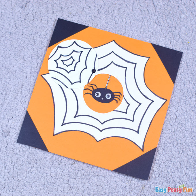 Spider Web Paper Craft