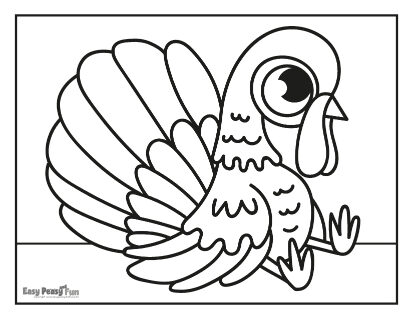Thanksgiving Day Coloring Page