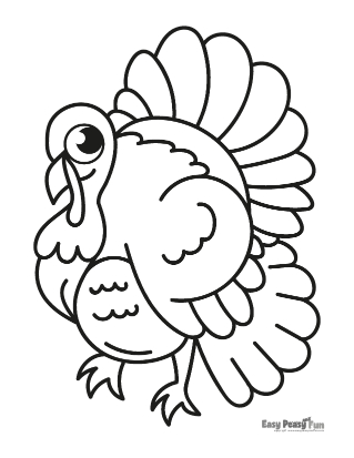 Wild Turkey Coloring Pages