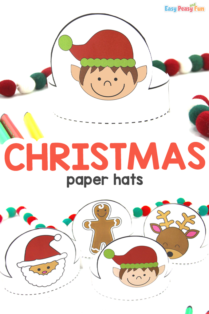 Printable Christmas Headbands Paper Craft