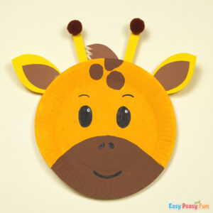 Paper Plate Giraffe