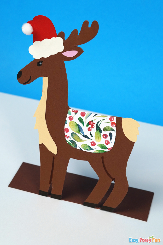 Reindeer Rudolph Paper Craft