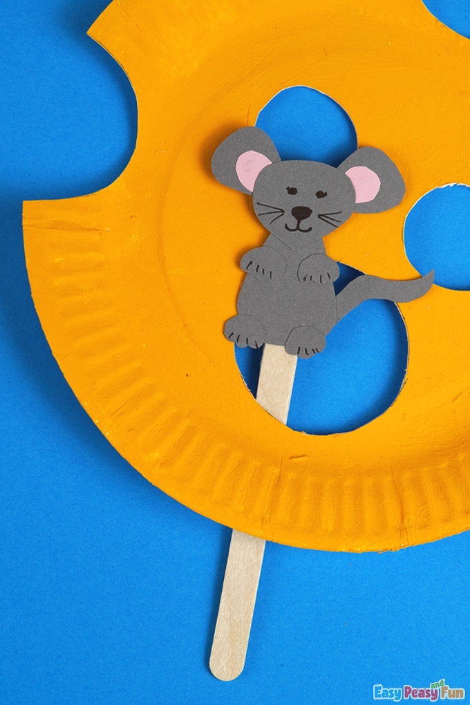 DIY Mouse Paper Plate Craft