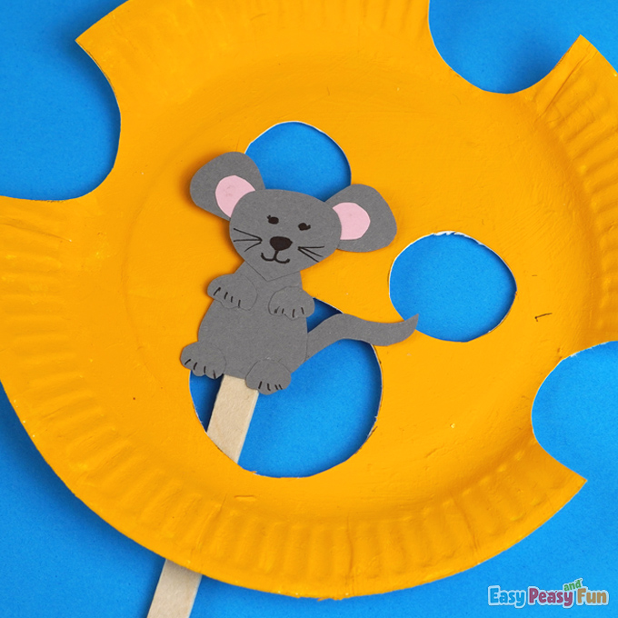 DIY Paper Plate Mouse Craft