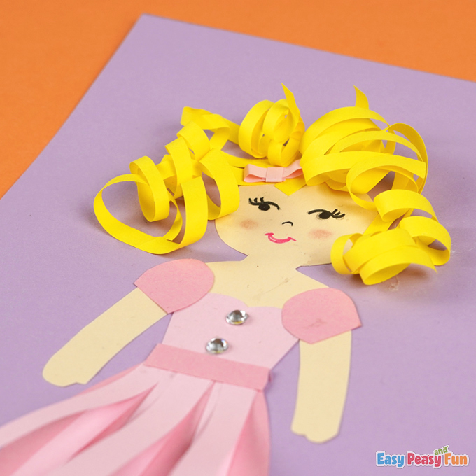 DIY Paper Princess Craft