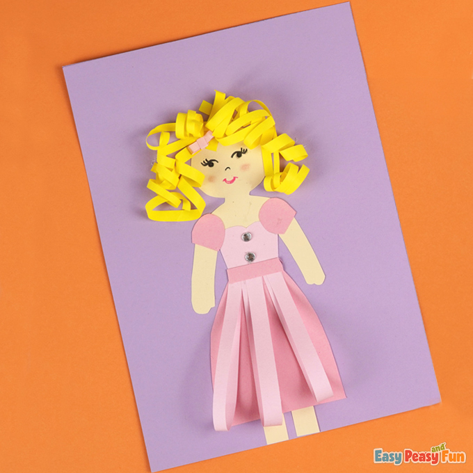 DIY Princess Paper Craft
