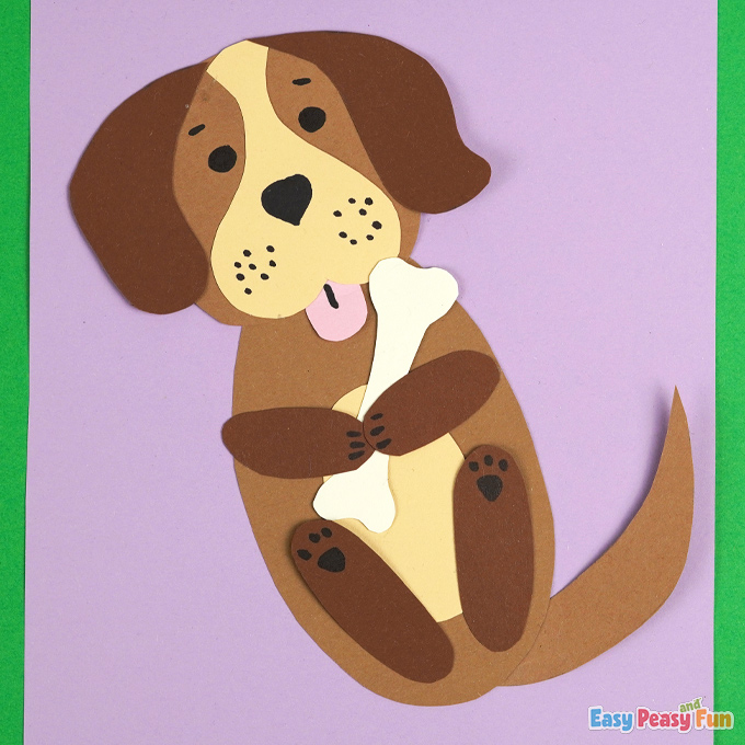 Printable Puppy Paper Craft