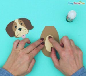 Printable Dog Paper Craft - Easy Peasy and Fun