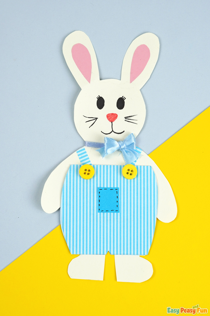 DIY Easter Bunny Paper Card