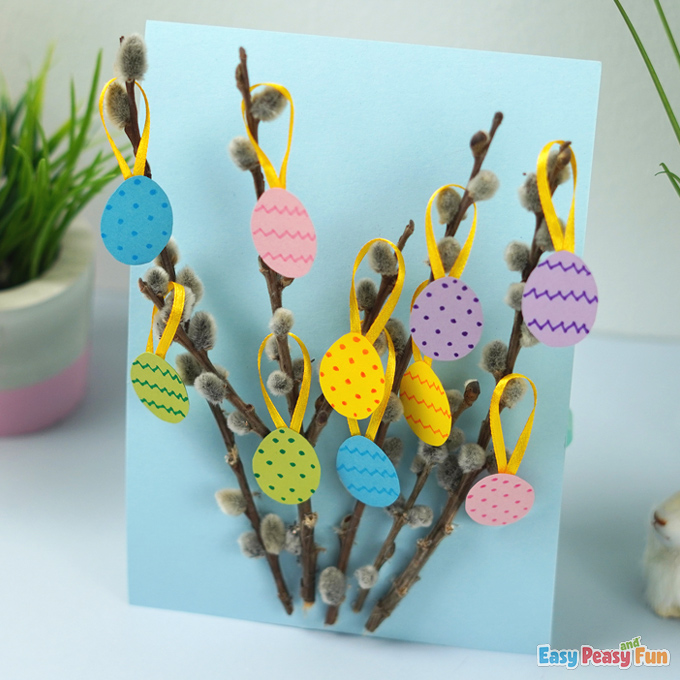 DIY Paper Easter Eggs Ornaments