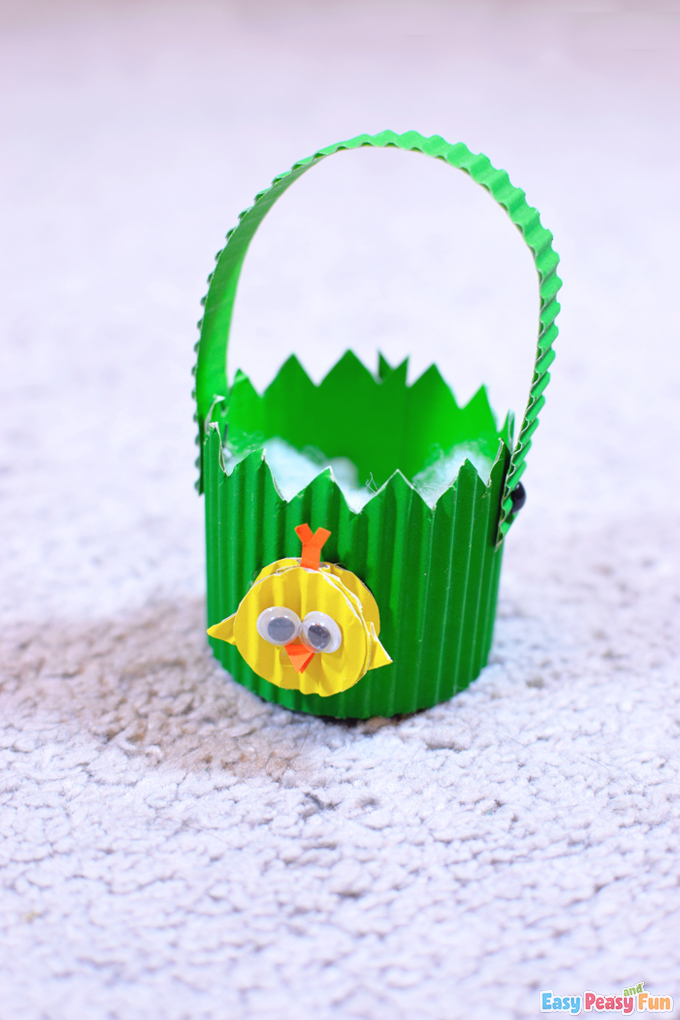DIY Paper Egg Basket