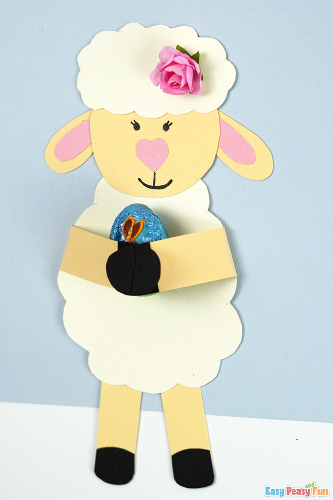 DIY Paper Sheep Easter Craft