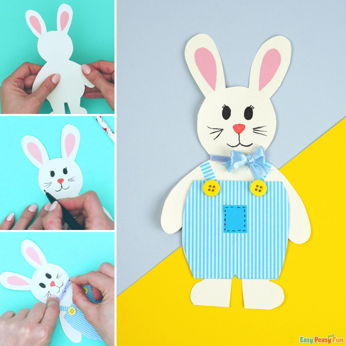 Easter Bunny Paper Craft Idea
