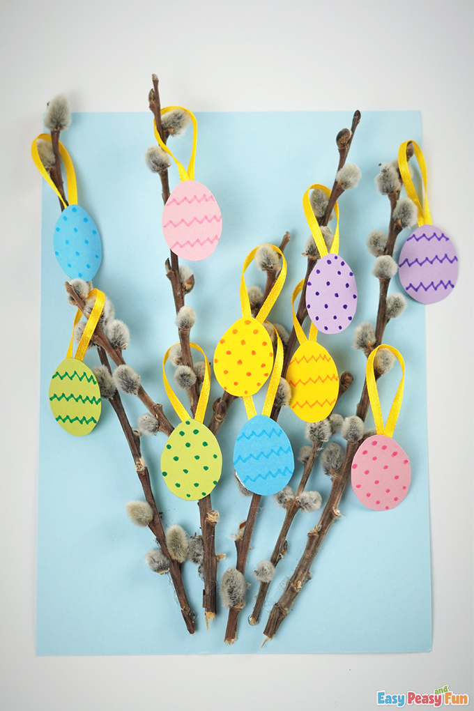 Easter Egg Paper Ornaments