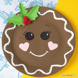Paper Plate Gingerbread Man Craft