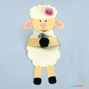 Paper Sheep Easter Craft