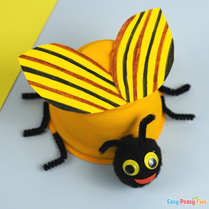 Bee Clay Pot Craft