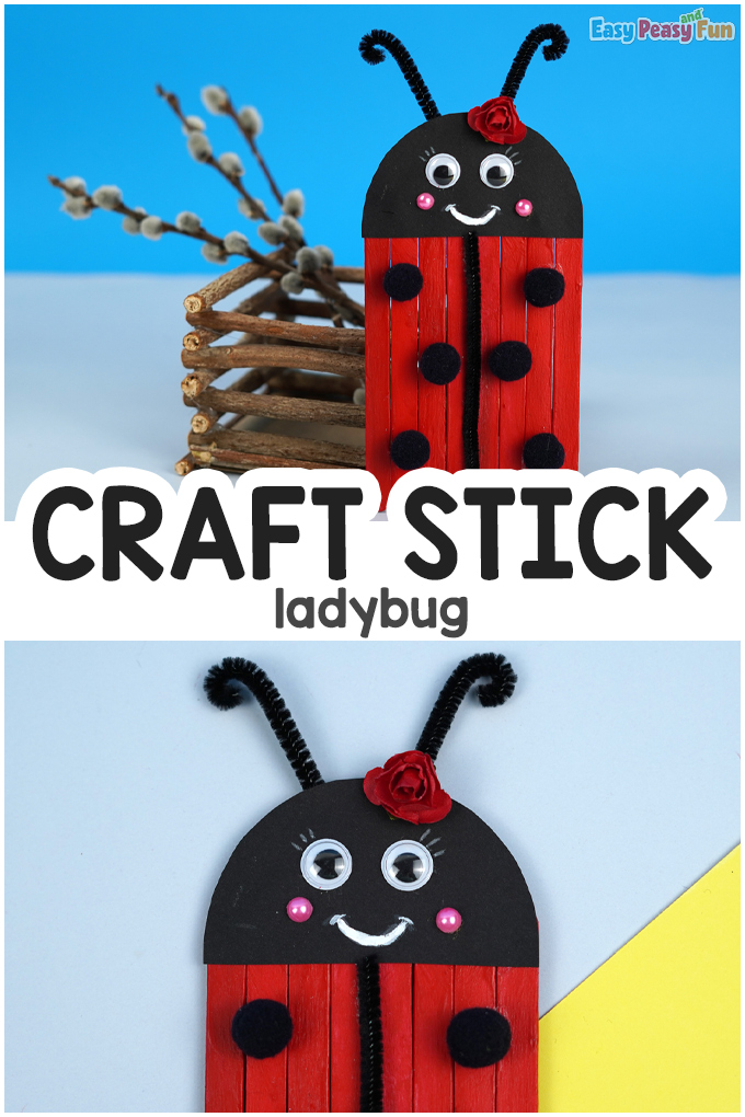 Craft Stick Ladybug