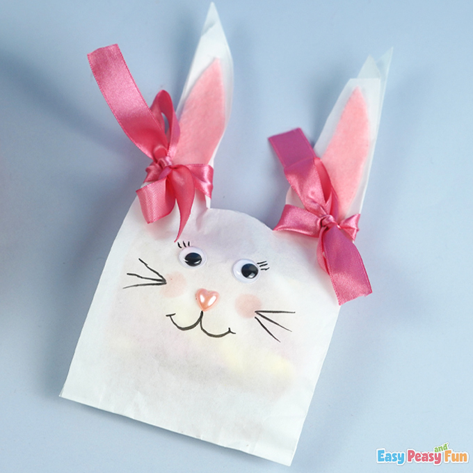 DIY Paper Bag Easter Bunny