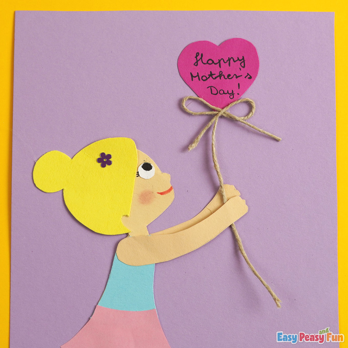 DIY Mothers Day Paper Craft