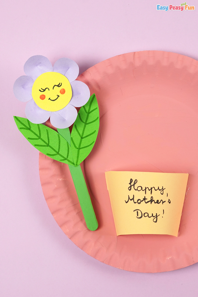 DIY Mothers Day Paper Plate Craft