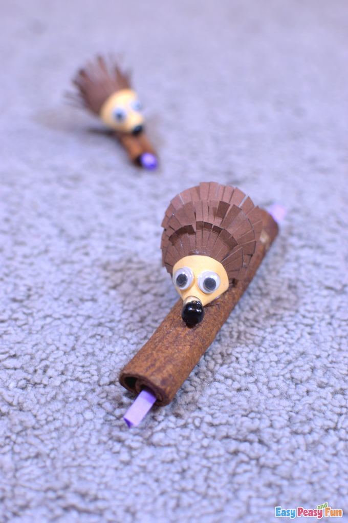 DIY Paper Hedgehog