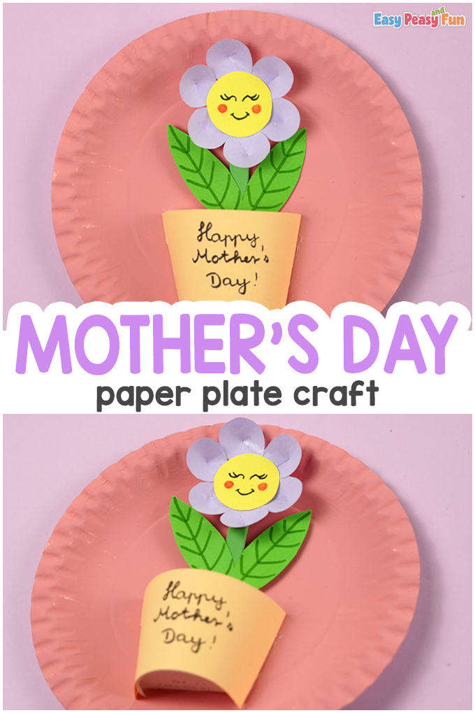 Mothers Day Paper Plate Craft