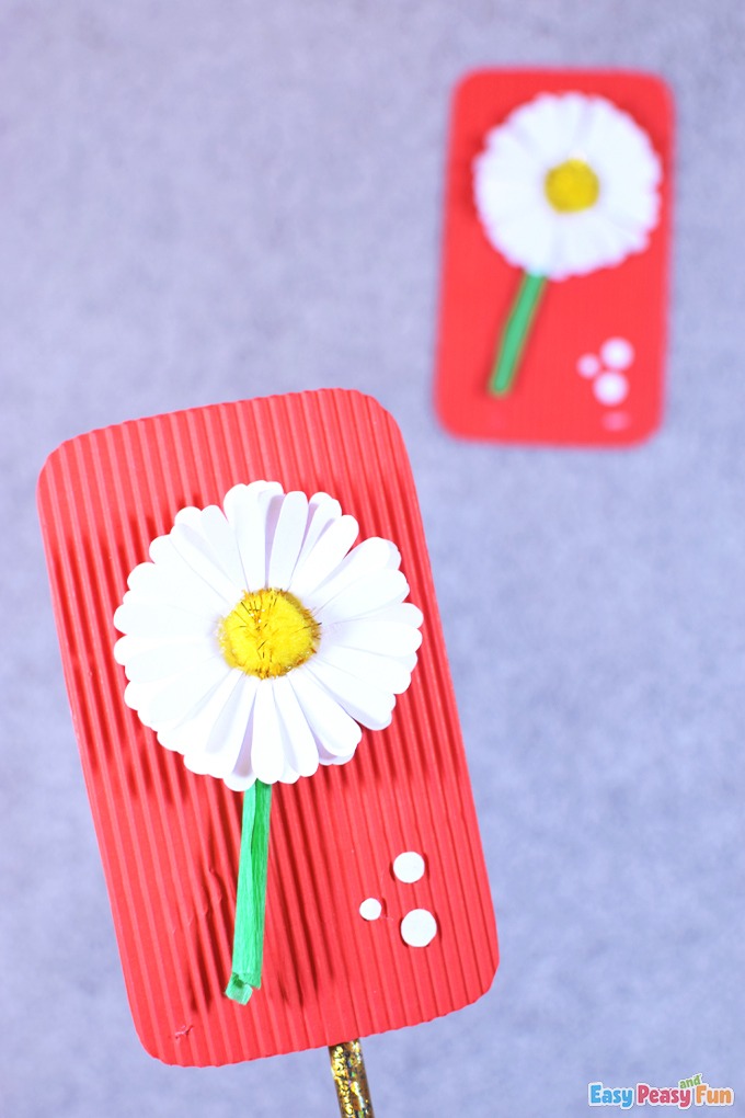 DIY Paper Daisy Spring Craft