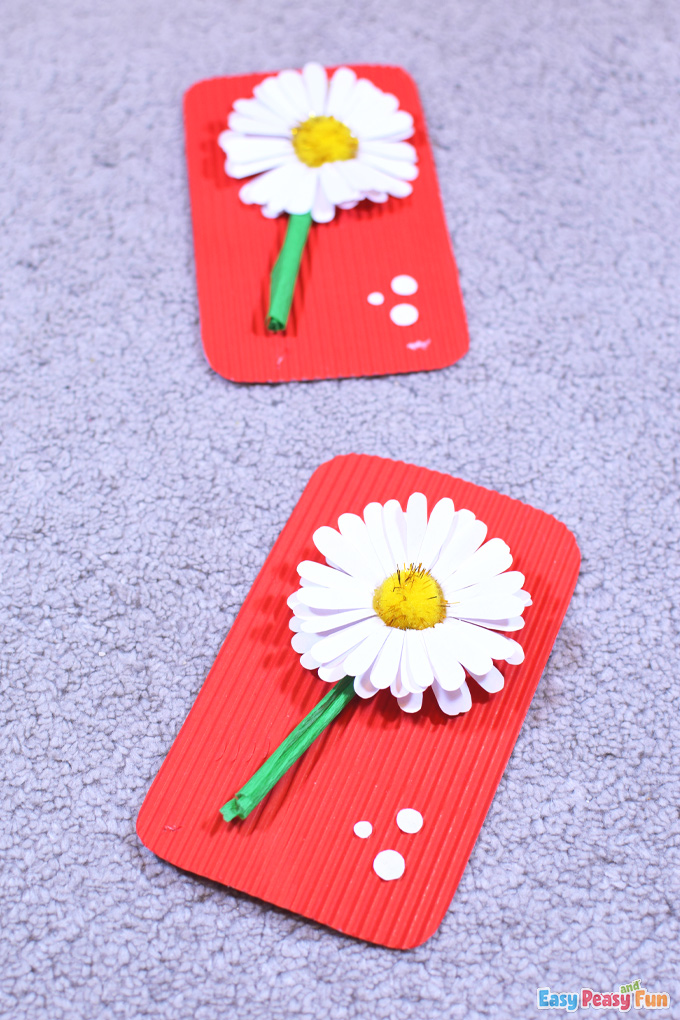 Paper Daisy Spring Craft