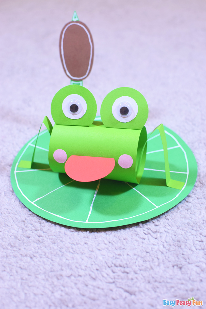 DIY Frog in Lily Pad Craft