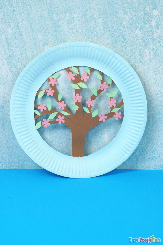DIY Paper Plate Tree Craft