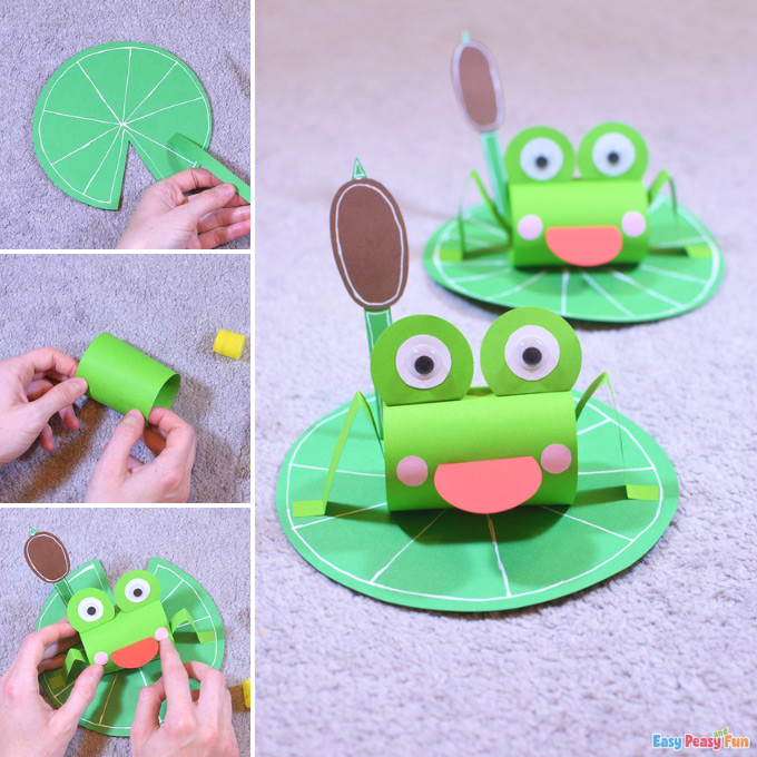 Frog on a Lily Pad Craft Idea