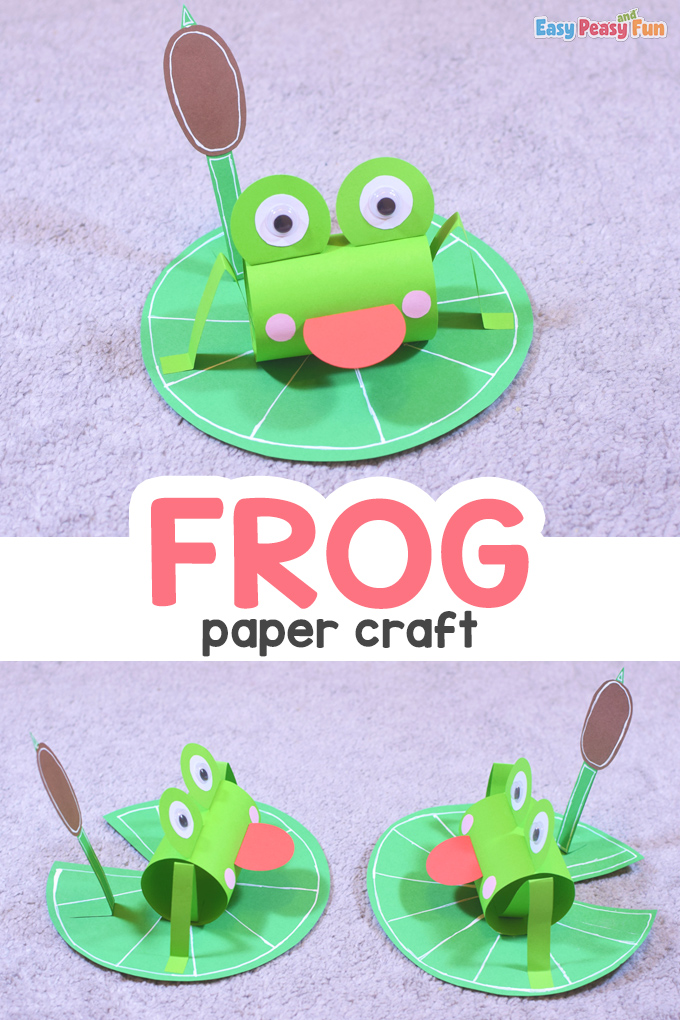 Frog in Lily Pad Craft
