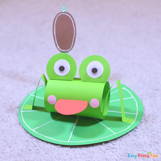 Frog on a Lily Pad Spring Craft