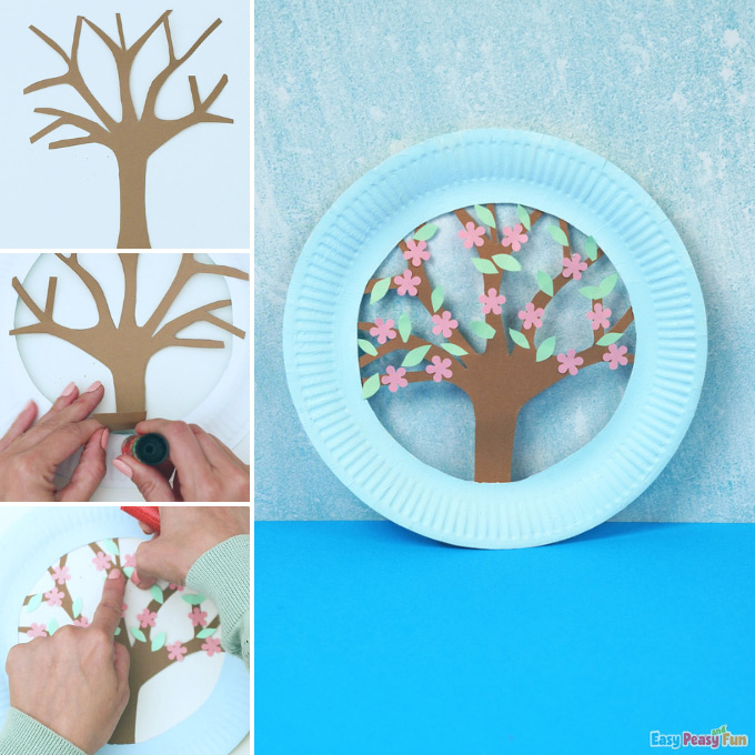 Paper Plate Tree Idea