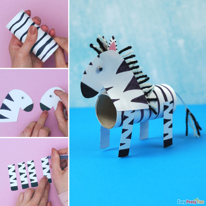 Paper Roll Zebra Idea