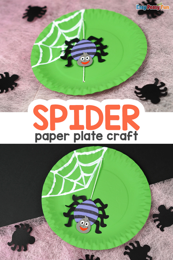 Spider Paper Plate Craft