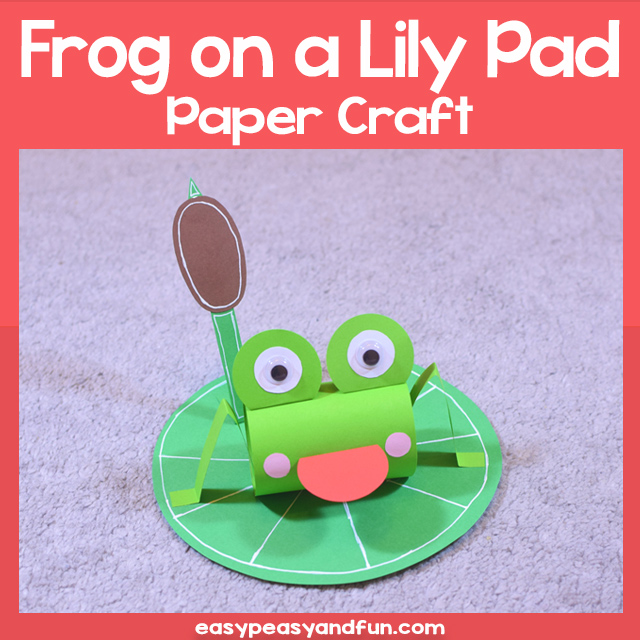 Frog in Lily Pad Craft