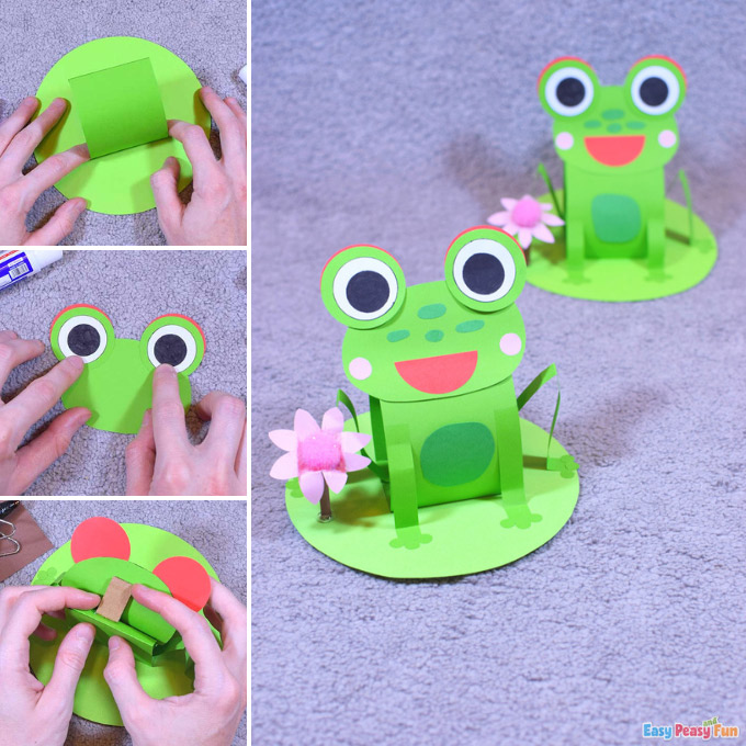 Cute Paper Frog Idea