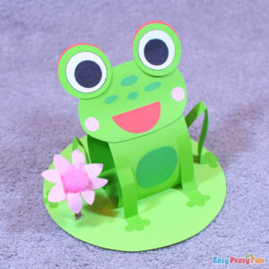 DIY Cute Paper Frog