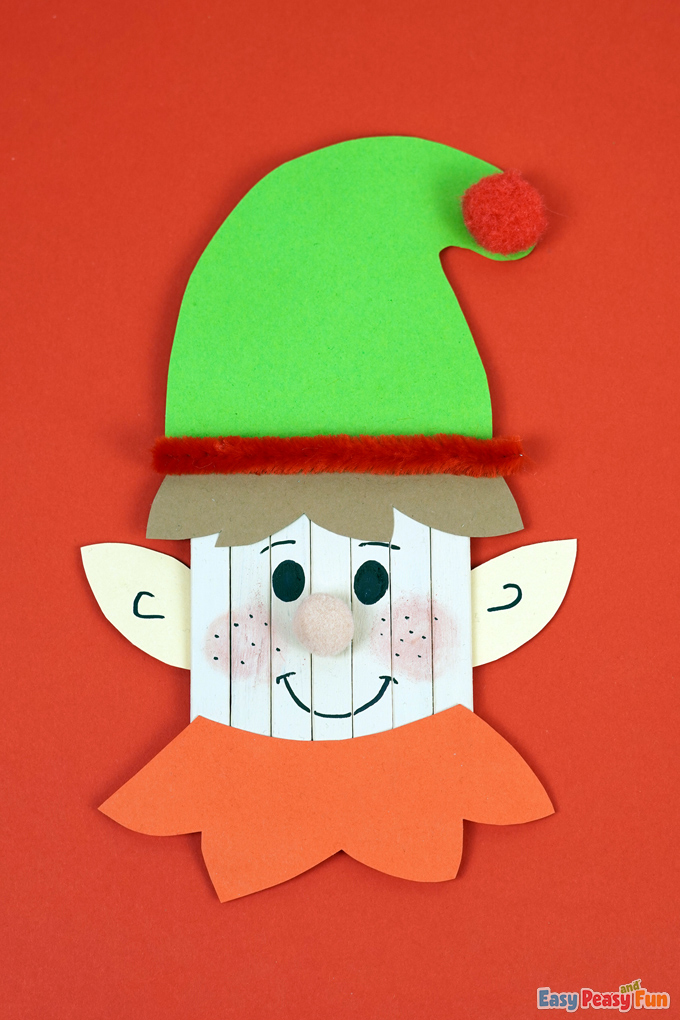 Craft Stick Christmas Elf