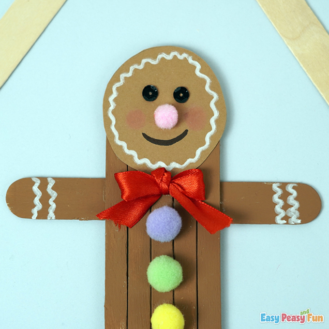 Xmas Craft Stick Gingerbread Man