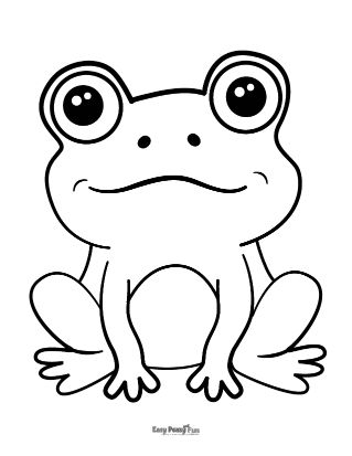 Cig Frog Coloring Page