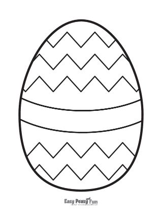 Zig Zag Easter Egg