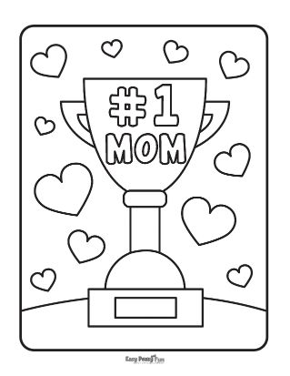 Number One Mom Trophy