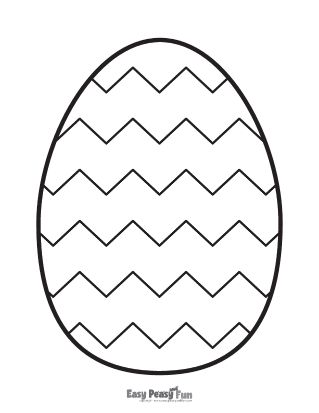 Zig-Zag Easter Egg