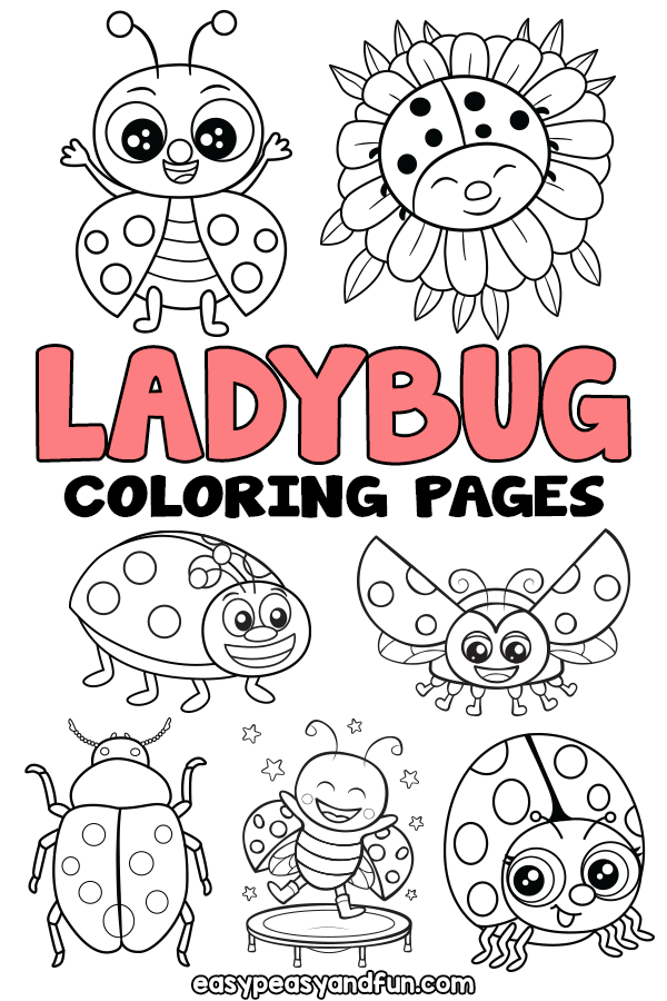 Printable Ladybug Coloring Pages
