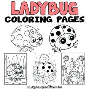 Ladybug Coloring Sheets